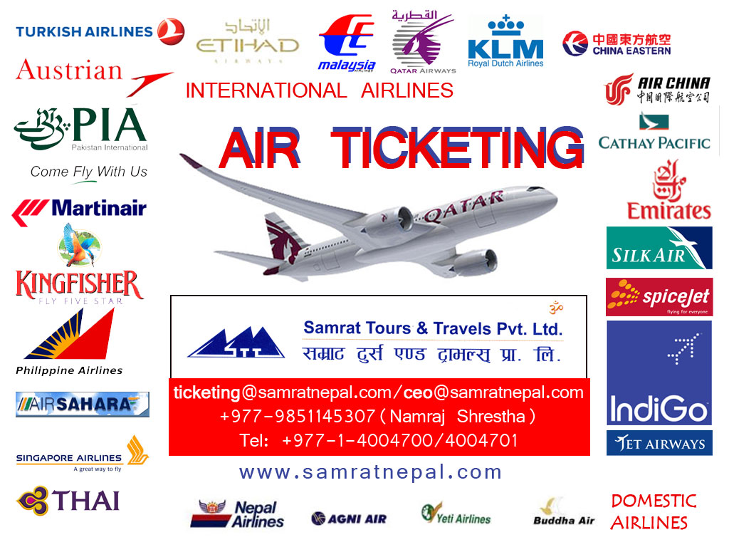 Air Ticketing Domestic and International Flight Schedule Samrat