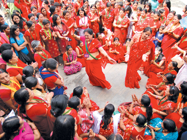 Teej festival in nepal